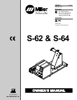 Miller Electric S-62 Owner'S Manual предпросмотр