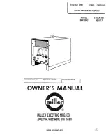 Miller Electric SCP-200C Owner'S Manual предпросмотр