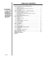 Preview for 3 page of Miller Electric Spectrum 2050 Owner'S Manual