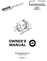 Preview for 1 page of Miller Electric STARFIRE 1 Owner'S Manual