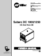 Miller Electric Subarc DC 1000 Owner'S Manual предпросмотр