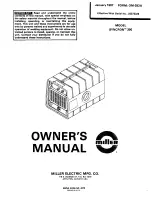 Miller Electric SYNCRON 300 Owner'S Manual предпросмотр