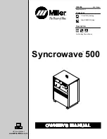 Предварительный просмотр 1 страницы Miller Electric Syncrowave 500 Owner'S Manual