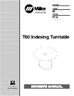 Preview for 1 page of Miller Electric T60 Owner'S Manual