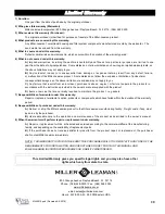 Preview for 20 page of Miller-Leaman TGSS-20C Owner'S Manual