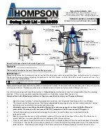 Miller-Leaman Thompson ML22450 Owner'S Manual Addendum preview