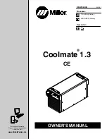 Miller 028042108 Owner'S Manual предпросмотр