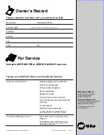 Preview for 16 page of Miller 300360001 Owner'S Manual