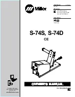 Preview for 1 page of Miller 300616 Owner'S Manual