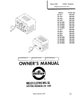 Miller 900 320 Owner'S Manual preview