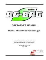 Miller AG-BAG MX1012 Operator'S Manual предпросмотр