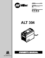 Miller ALT 304 Owner'S Manual preview