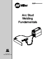 Miller Arc Stud Welding Fundamentals Manual preview