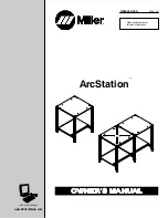 Предварительный просмотр 1 страницы Miller ArcStation Owner'S Manual