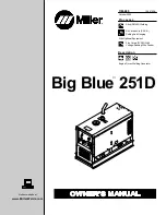 Miller Big Blue 251D Owner'S Manual preview