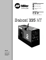 Предварительный просмотр 1 страницы Miller Bobcat 225 NT Owner'S Manual