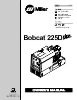 Miller Bobcat 225D PLUS Owner'S Manual preview