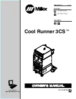 Miller Cool Runner 3CS OM-230 161 F Owner'S Manual preview