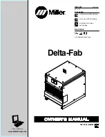 Miller Delta-Fab OM-2241 Owner'S Manual предпросмотр