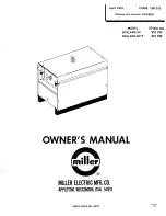 Miller DIALARC HF Owner'S Manual preview