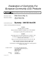 Предварительный просмотр 5 страницы Miller DYNASTY 200 DX Owner'S Manual