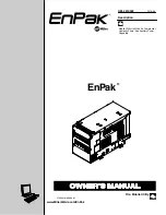 Предварительный просмотр 1 страницы Miller ENPAK Owner'S Manual