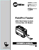 Предварительный просмотр 1 страницы Miller FieldPro Feeder CE Owner'S Manual