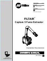 Предварительный просмотр 2 страницы Miller FILTAIR XD-10 Owner'S Manual