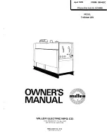 Предварительный просмотр 1 страницы Miller HJ134589 Owner'S Manual