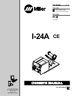Miller I-24A Owner'S Manual preview