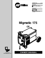 Miller Migmatic 175 CE Owner'S Manual preview