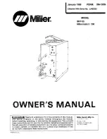 Preview for 1 page of Miller millermatic 200 SKP-35 Owner'S Manual