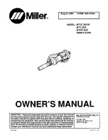 Miller MTX 3502 Owner'S Manual предпросмотр