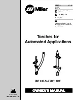 Miller OBT-1200 Owner'S Manual preview