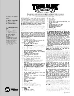 Preview for 75 page of Miller OM-246 466B Owner'S Manual