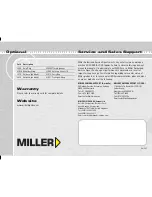 Предварительный просмотр 8 страницы Miller Rapidlock SOLO 100 Operator'S Manual