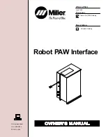 Preview for 1 page of Miller Robot PAW Interface Owner'S Manual