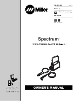 Miller Spectrum 375 X-TREME Owner'S Manual preview