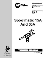 Miller Spoolmatic 15A Technical Manual предпросмотр