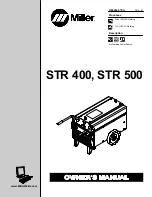 Miller STR 400 Owner'S Manual предпросмотр