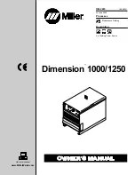 Предварительный просмотр 1 страницы Miller Subarc DC 1250 Owner'S Manual