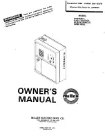 Miller SYSTEM 9 Owner'S Manual предпросмотр