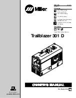 Miller Trailblazer 301 D Owner'S Manual preview