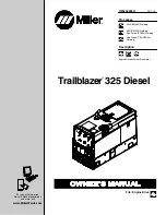 Preview for 1 page of Miller Trailblazer 325 Diesel Owner'S Manual