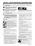 Preview for 5 page of Miller Trailblazer 325 Diesel Owner'S Manual