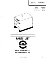 Preview for 15 page of Miller Two Fifty Twin Owner'S Manual