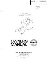 Miller VCI-1 Owner'S Manual preview