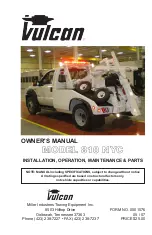 Предварительный просмотр 1 страницы Miller Vulcan 810 NYC Owner'S Manual