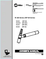 Предварительный просмотр 1 страницы Miller W-200(WP-25) Owner'S Manual