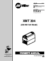 Preview for 1 page of Miller XMT 304 Owner'S Manual